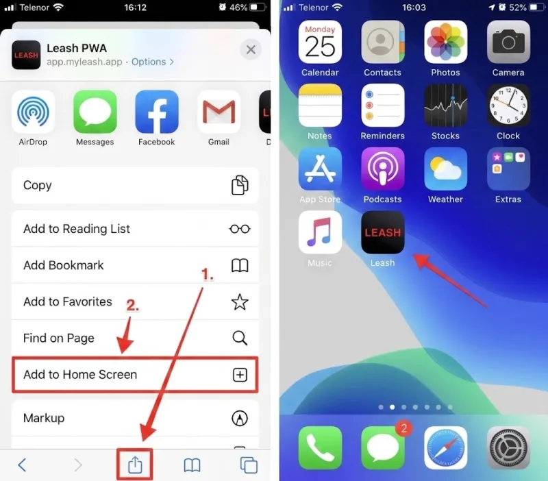 iOS install instructions